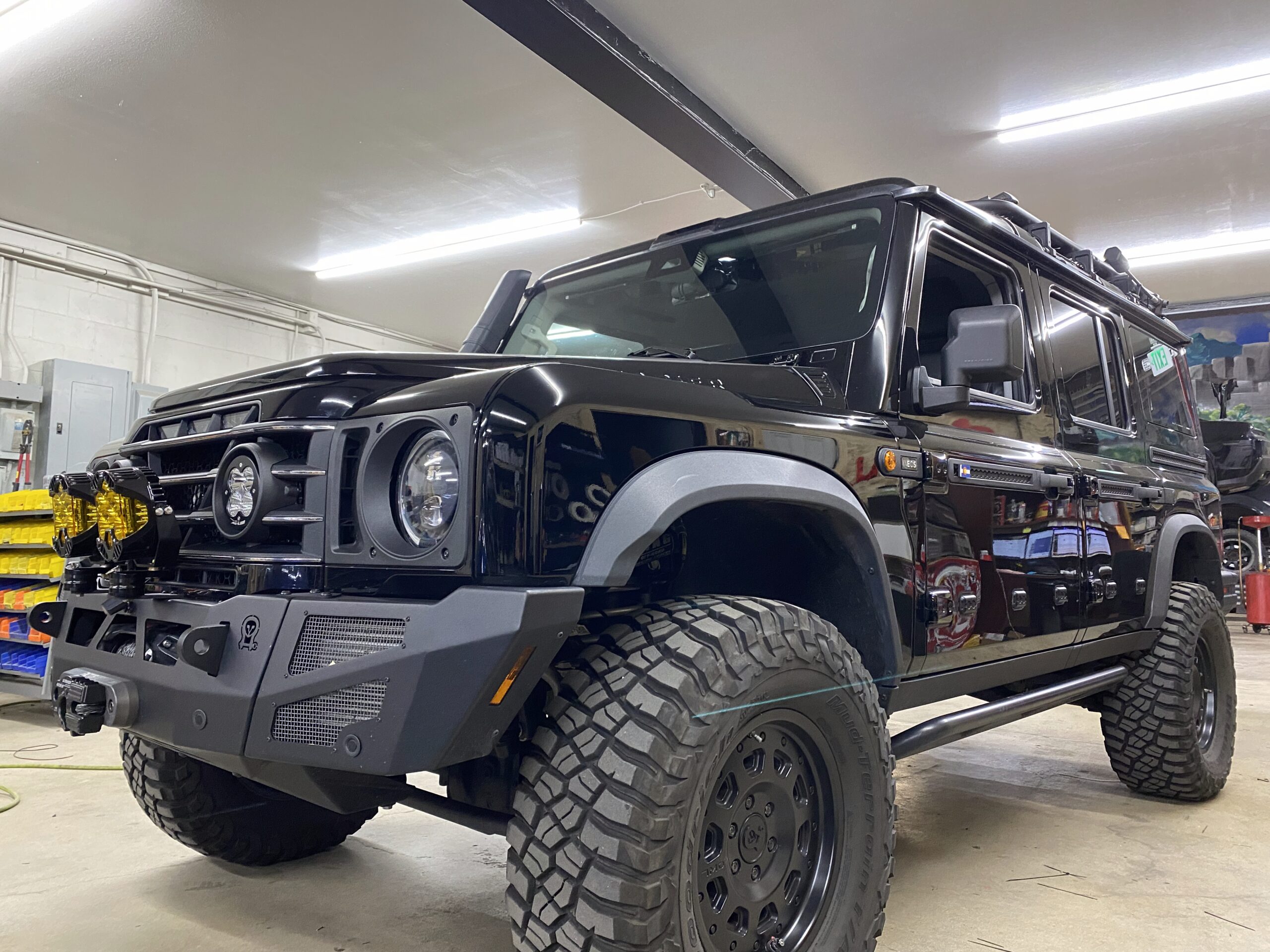 Work in progress at Top Edge Denver shop