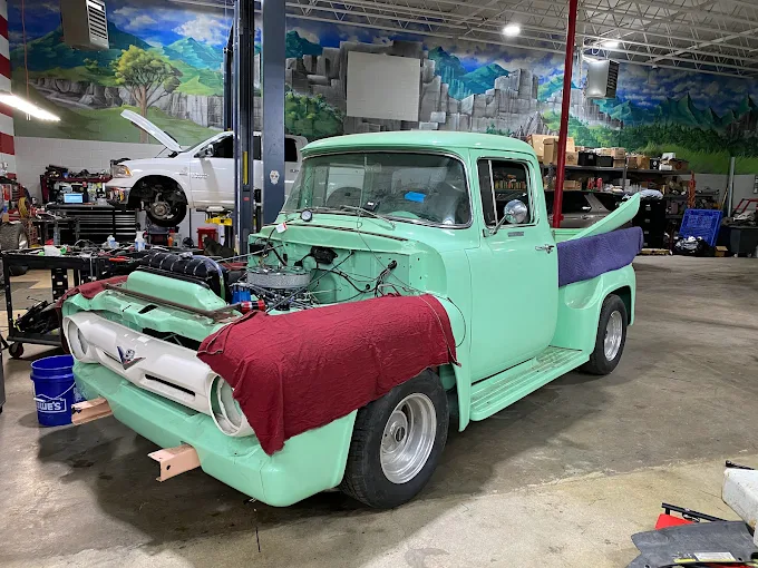 1956 Ford F100 build project in Denver Colorado